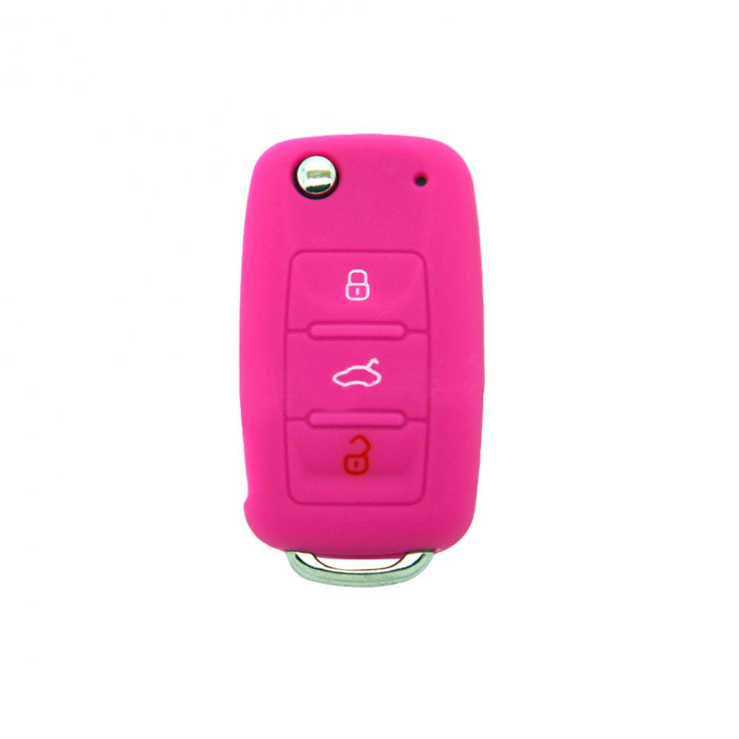 

Чехол для силиконового ключа Portect, автомобильные аксессуары для серий розы красного