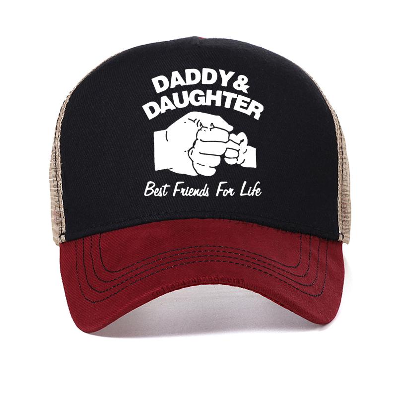 

DADDY AND DAUGHTER BEST FRIENDS FOR LIFE Unisexs Popular Baseball Cap Classic Fashion Unisex Mesh Breathable hat Adjustable