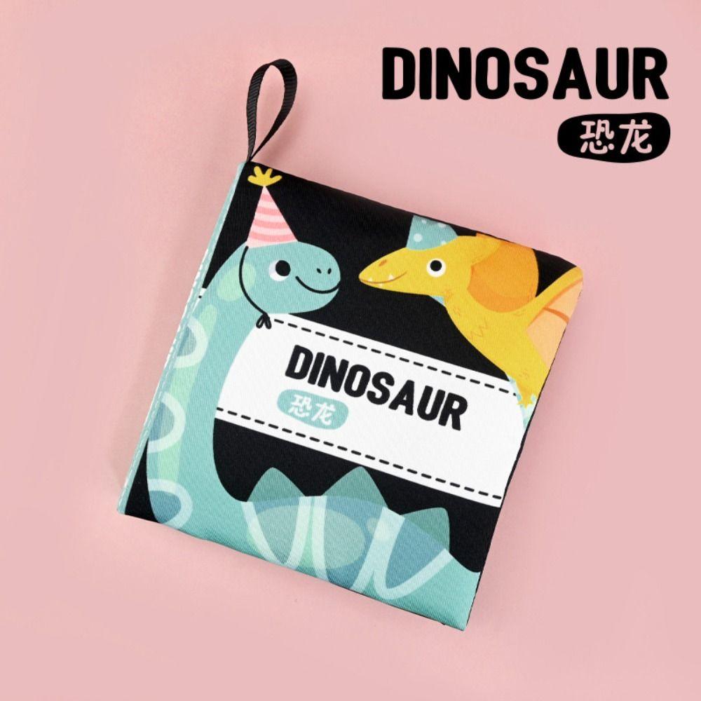 Interactive Baby Cloth Book Not Be Torn Soft Infant Book Toddler Toy Baby Words Book Children Toys 7(English/Chinese)