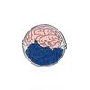 Fashion Bagua Series: Sun, Moon & Dolphin Creative Brooch