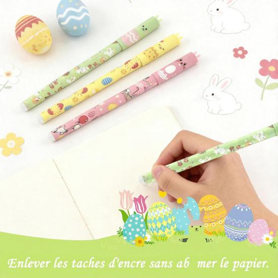 Erasable Ballpoint Pen 0.5mm Blue Ink Pen Smooth Writing And Soft Grip Cute