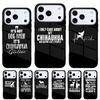 Super Cool Chihuahua Dog Phone Case for iPhone 17 Air 16e 15 14 13 Pro Max Back Cover for 12 11 Pro Coque
