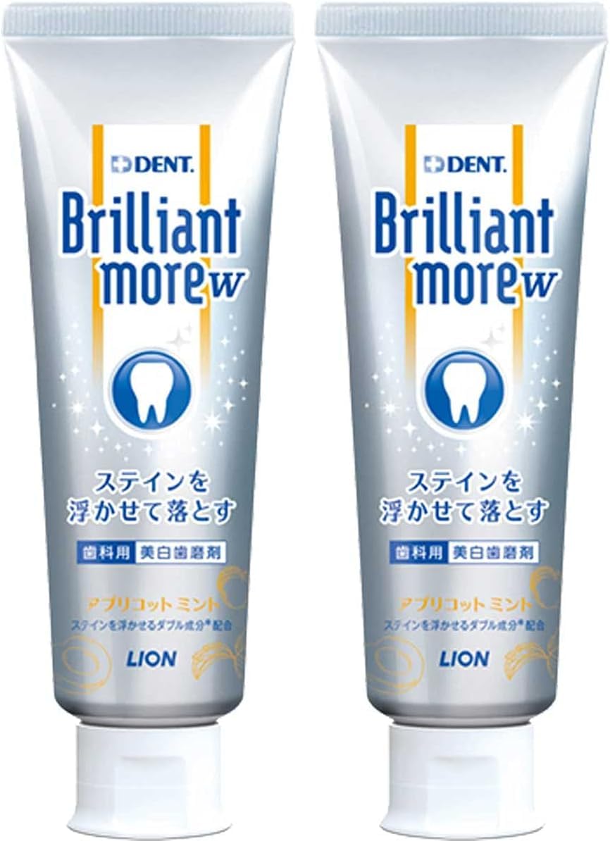

Отбеливающий Brilliant More Double Apricot Mint 2 бутылки еще Эксклюзивный стоматологический продукт Отбеливание (90г) [Блестящий w]