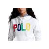 Polo Ralph Lauren SS22 Einfarbiges Logo Fleece Sweatshirt Damen Sweatshirt Weiß WMPOKNINFB20216-100