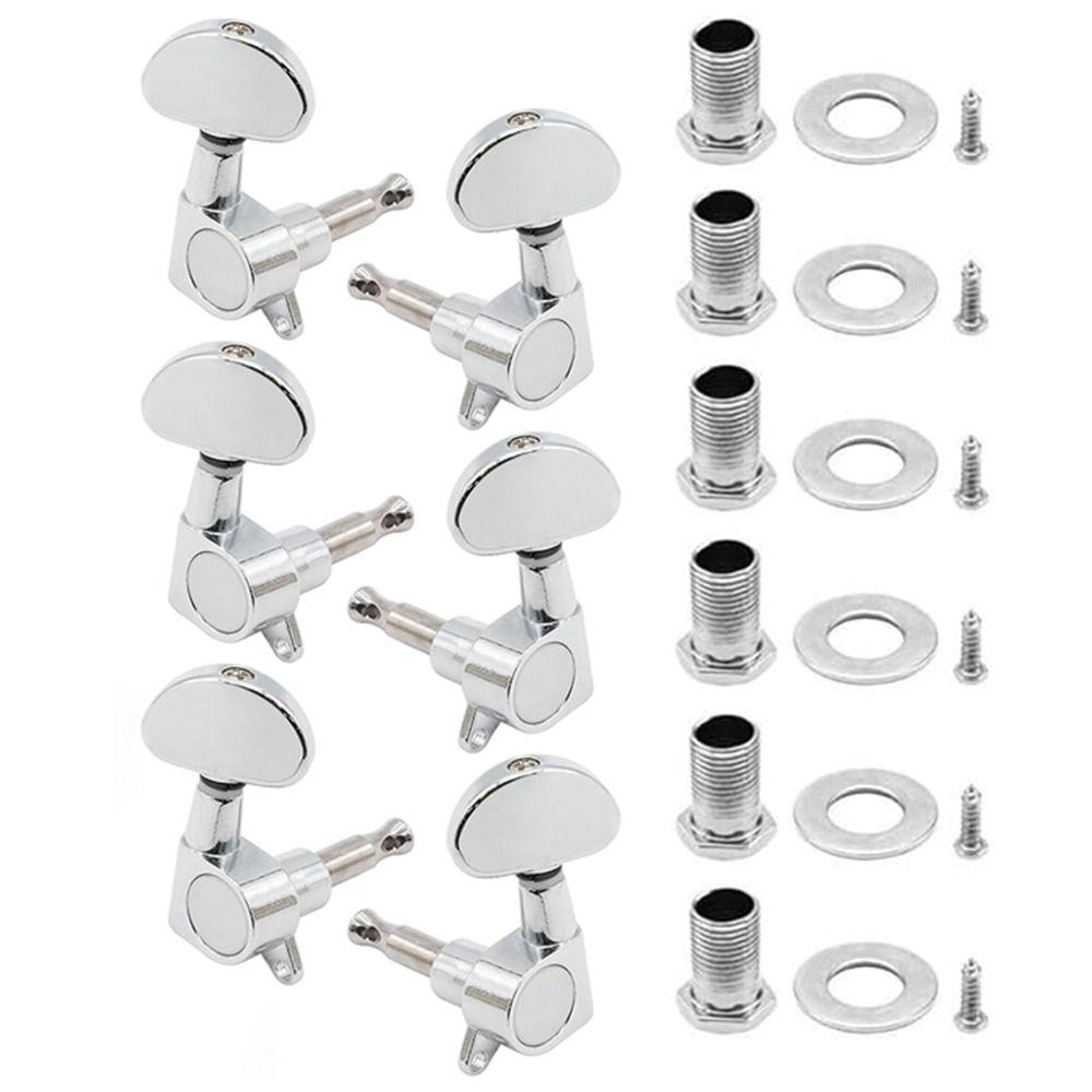 6Pcs 3 Left/Right Machine Heads Guitar String Tuning Pegs  Musical Instrument Accessories