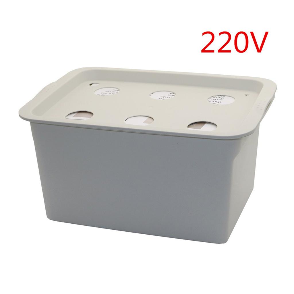 6-Hole Soilless Nursery Box 220V/110V Plant Hydroponic System Vegetable Flower Cultivation Seedling Grow Container With Air Pump