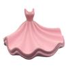 Jewelry Storage Tray Matte Finish Elegant Ballet Skirt Design Organizer Stylish Tray for Rings Earrings Necklaces Keys