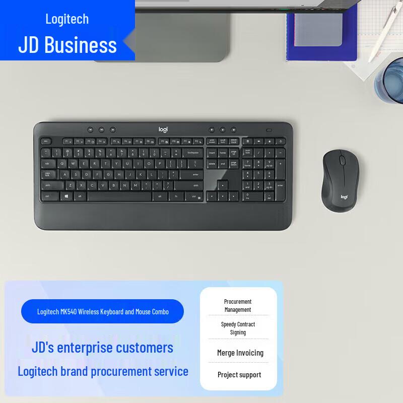 

Logitech MK540 Wireless Keyboard and Mouse Combo