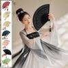 Portable Retro Hand Fan Antique Women's Folding Fan Creative Classical Folding Fan  Dance Props