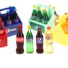 1Set Dollhouse Miniature Cola Soda Sprite Bottles Modle Kitchen Diy Accessories