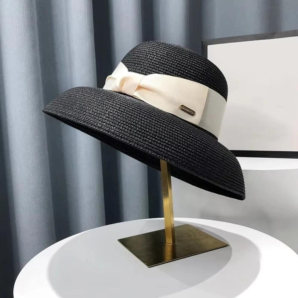 UV Resistant Women Straw Hat Wide Brim Face Covering Sun Hat Beach Sun Hat For Beach Vacation