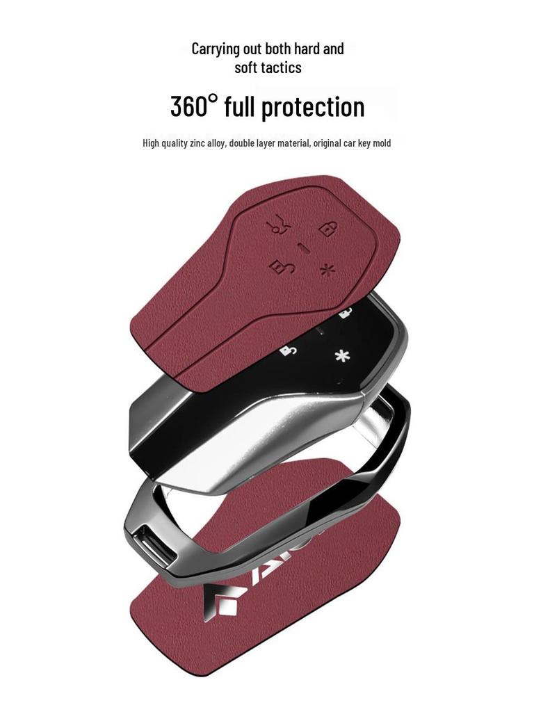 AION Hyper GT/HT Car Remote Protective Shell - High-Grade Full-Cover Key Cover Set