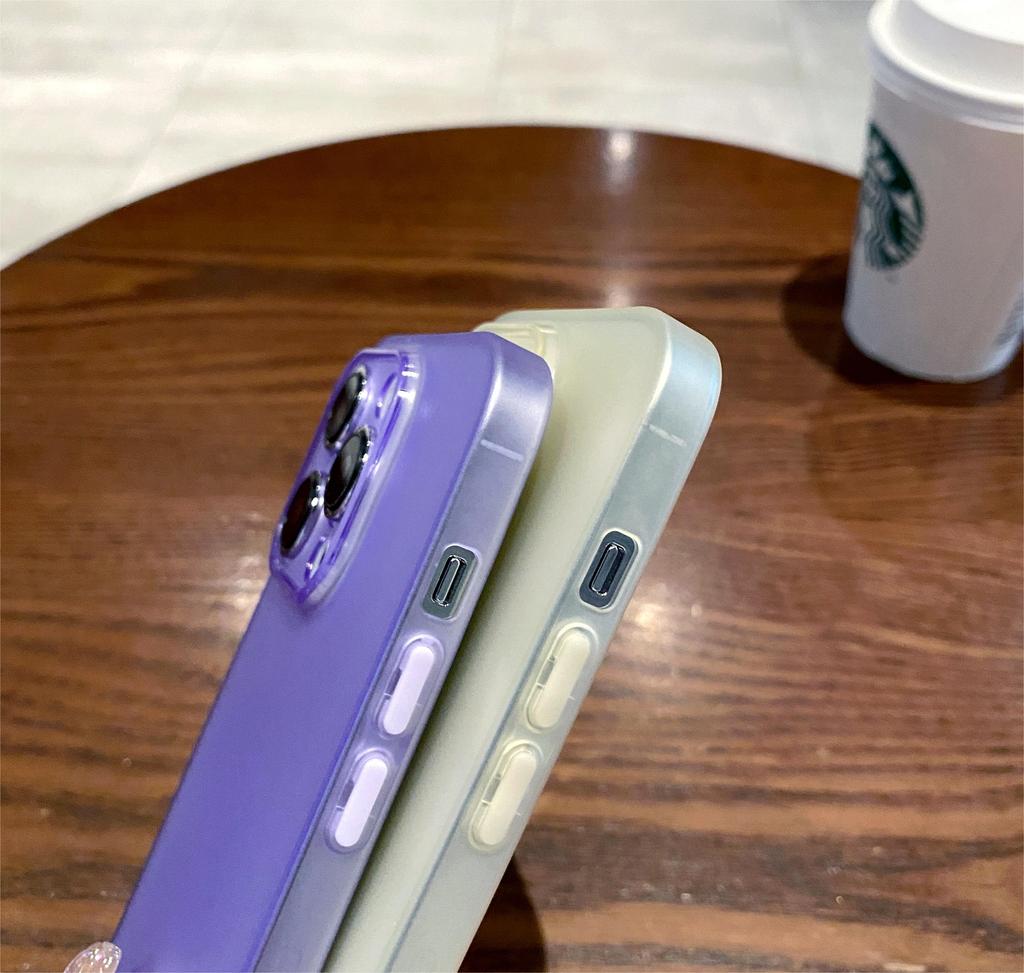 0.3mm Ultra Thin Matte Silicone Soft Case For iPhone 16e 16 15 14 13 12 11 Pro Max Plus Luxury Candy Color Transparent TPU Shell