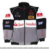 Herren Damen Motorrad Rennstil Winddichte Jacke Lässiger Biker Mantel Leichte Bestickte Retro Sport Oberbekleidung
