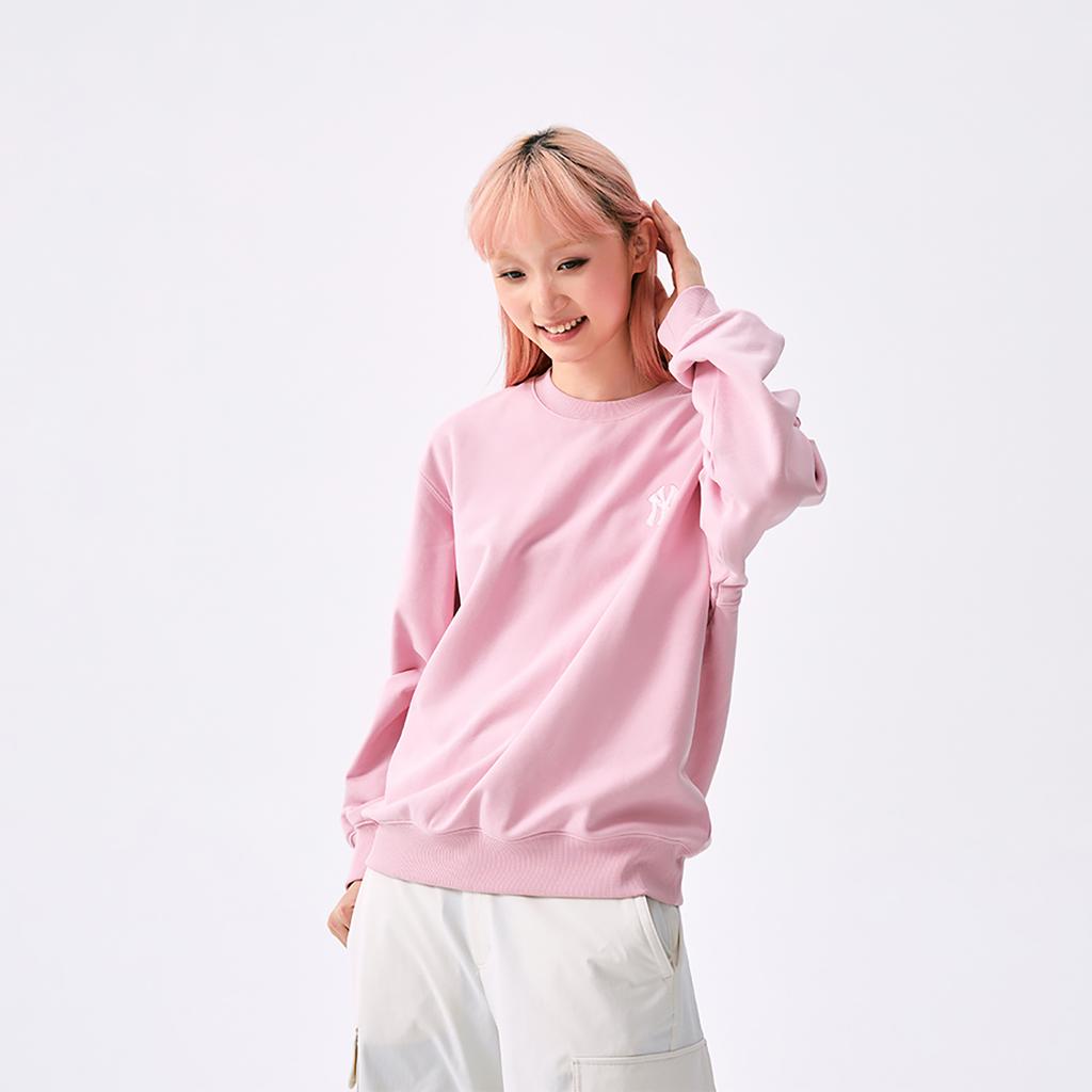 MLB MONOGRAM SS25 Crew Neck Sweatshirt Unisex Standard Pink 3AMTM0451-50PKM