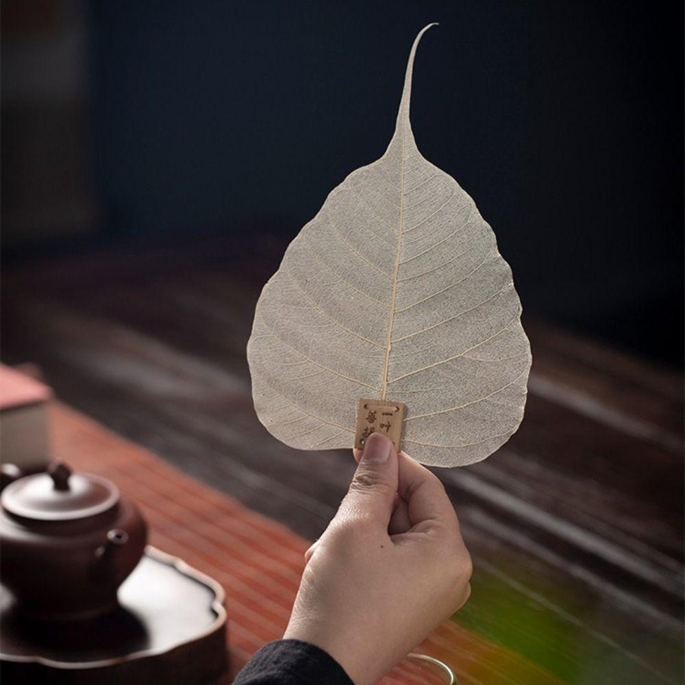 

6pcs Portable Bodhi Leaf Tea Filter Safe Tea Strainer Bookmark Tea Divider 6 Pcs