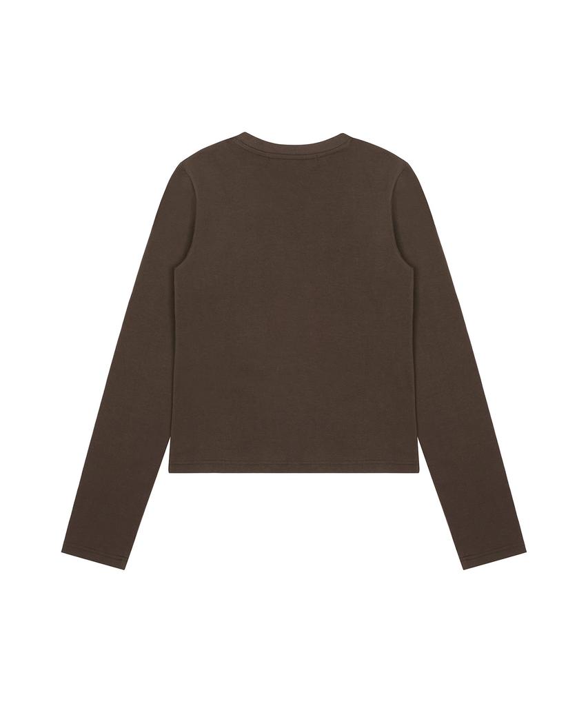 LARTIGENT L20 83 Patch Long Sleeve(Brown)