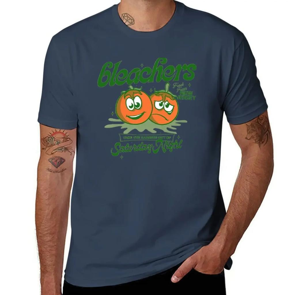 bleachers T-Shirt sports fans oversizeds heavy weight t shirts for men