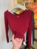 Women's Spicy One-Shoulder Long Sleeve Top - New Spring 2026 Arrival
