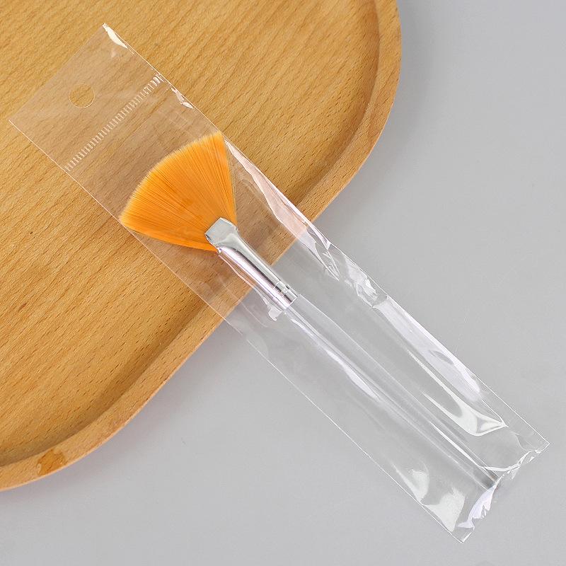 DIY Beauty Face Mask Application Brush - Soft Bristle Fan for Acid Liquid and Makeup Spa Use