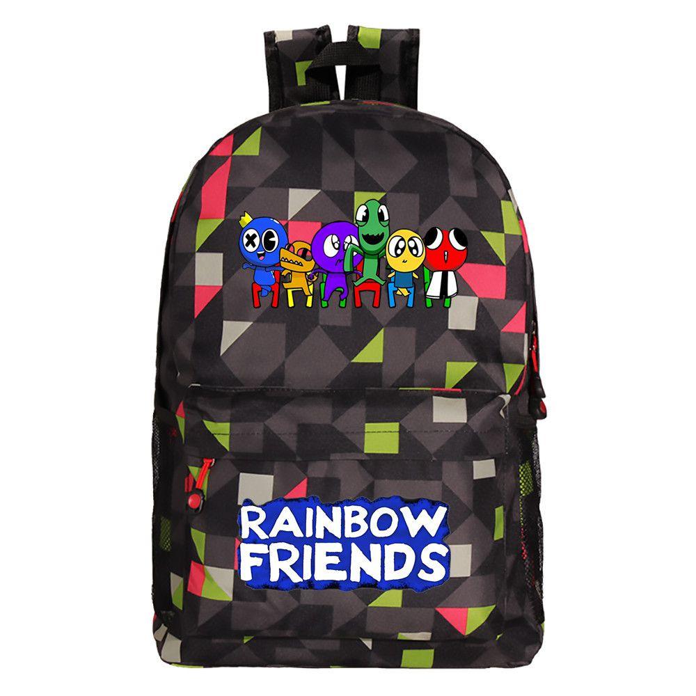 Roblox Rainbow Friends Large Capacity Student Backpack Bag Book