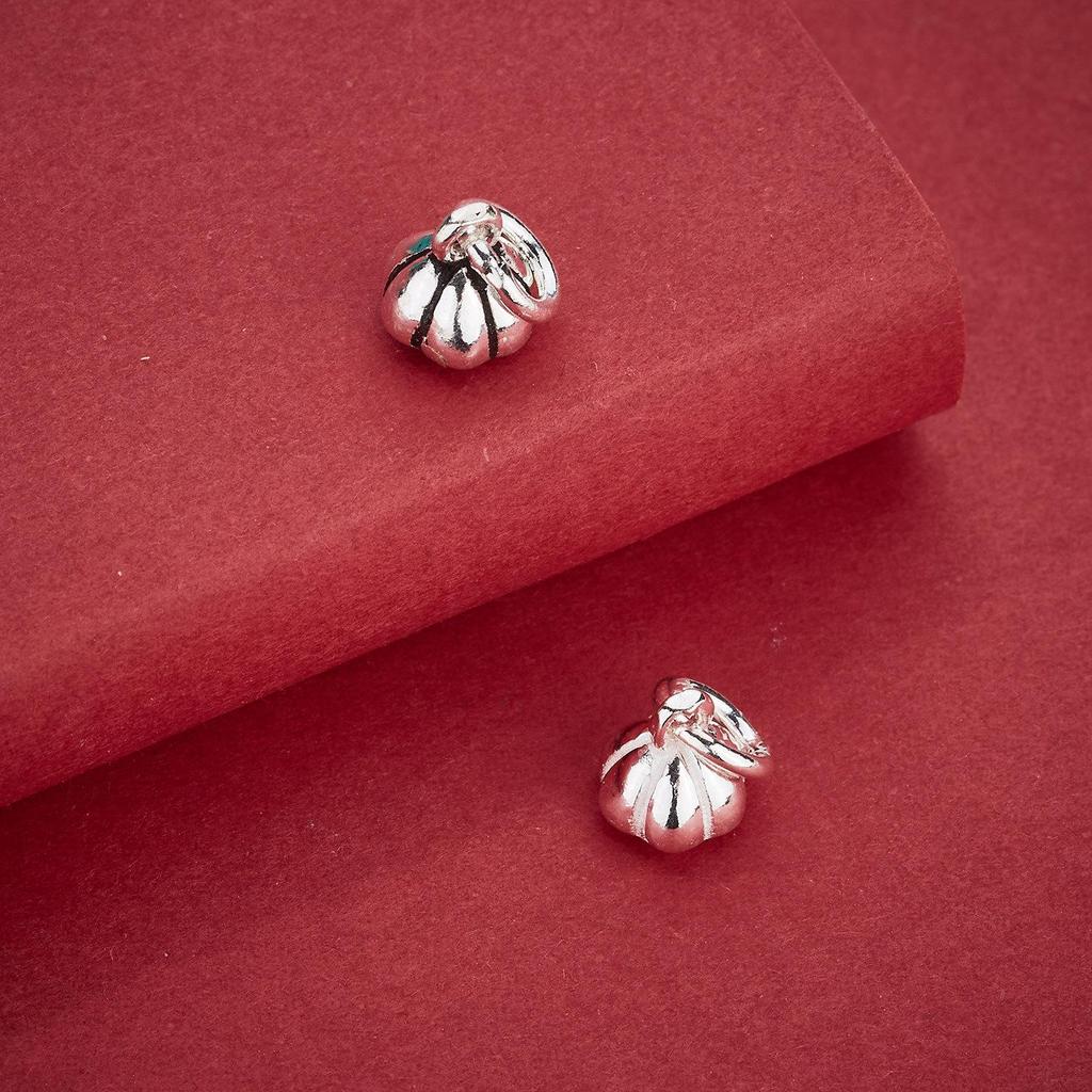S925 Sterling Silver Retro Lotus Seed Pod Charm for DIY Beading Necklace or Bracelet