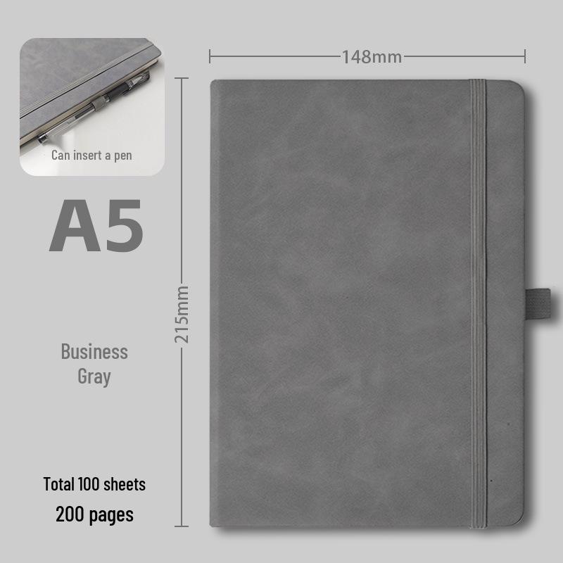 A5 Custom Logo Thickened Office Binder Notebook Diary