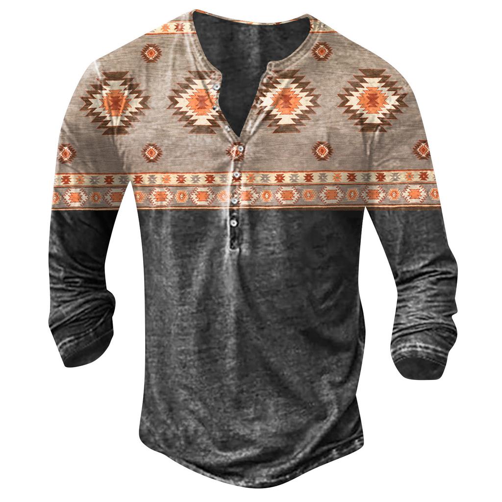 Men's Long Sleeve Graphic And Embroidered Fashion T-Shirt  Spring And  Long Sleeve Printed Pullover Sweatshirt