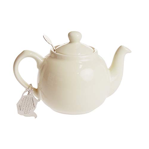 LONDON POTTERY Farmhouse Teapot, 2-Cup, Ivory