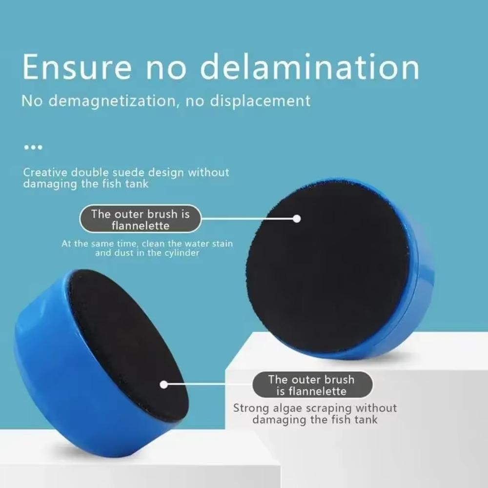 Doppelseitiger schwimmender Algenkratzer Algen Moos Entfernung Reinigungsmagnetwerkzeug Aquarium