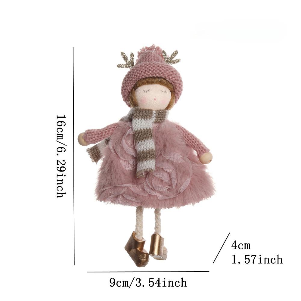 New Christmas Supplies Christmas Feather Angel Christmas Tree Decoration Pendant Small Pendant Christmas