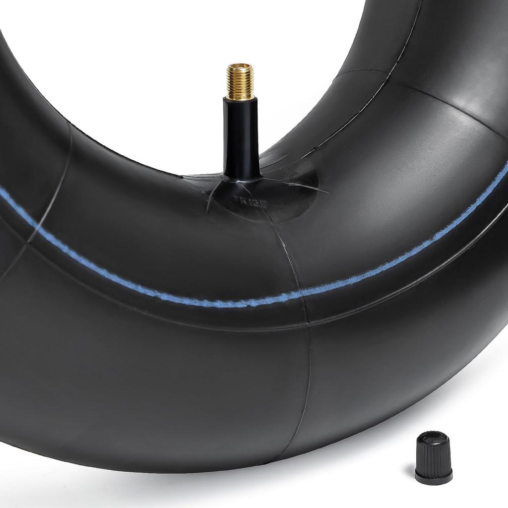 PaoWin Tire Tubes with TR13 Lawn Mower Lawn Mower Hand Cart Tiller Tubes 2-Pack 13x6.50-6 Tubes, 13x6.50-6 Valves, 13x6.50-6 Tubes, 13x6.50-6 Tubes,