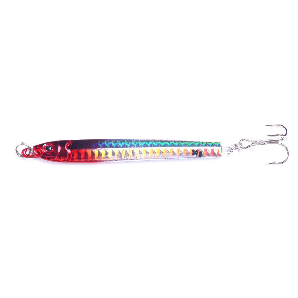 

Lure Fishing Floating Jig30g40g60gShore Casting Long Casting Slow Jigging Explosive Fishing Topmouth Culter Bass All-Kill Lure L 9.5CM-40G-4