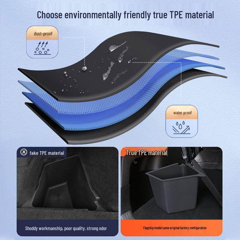 Tesla Model Y Trunk Side Organizer & Storage Accessories
