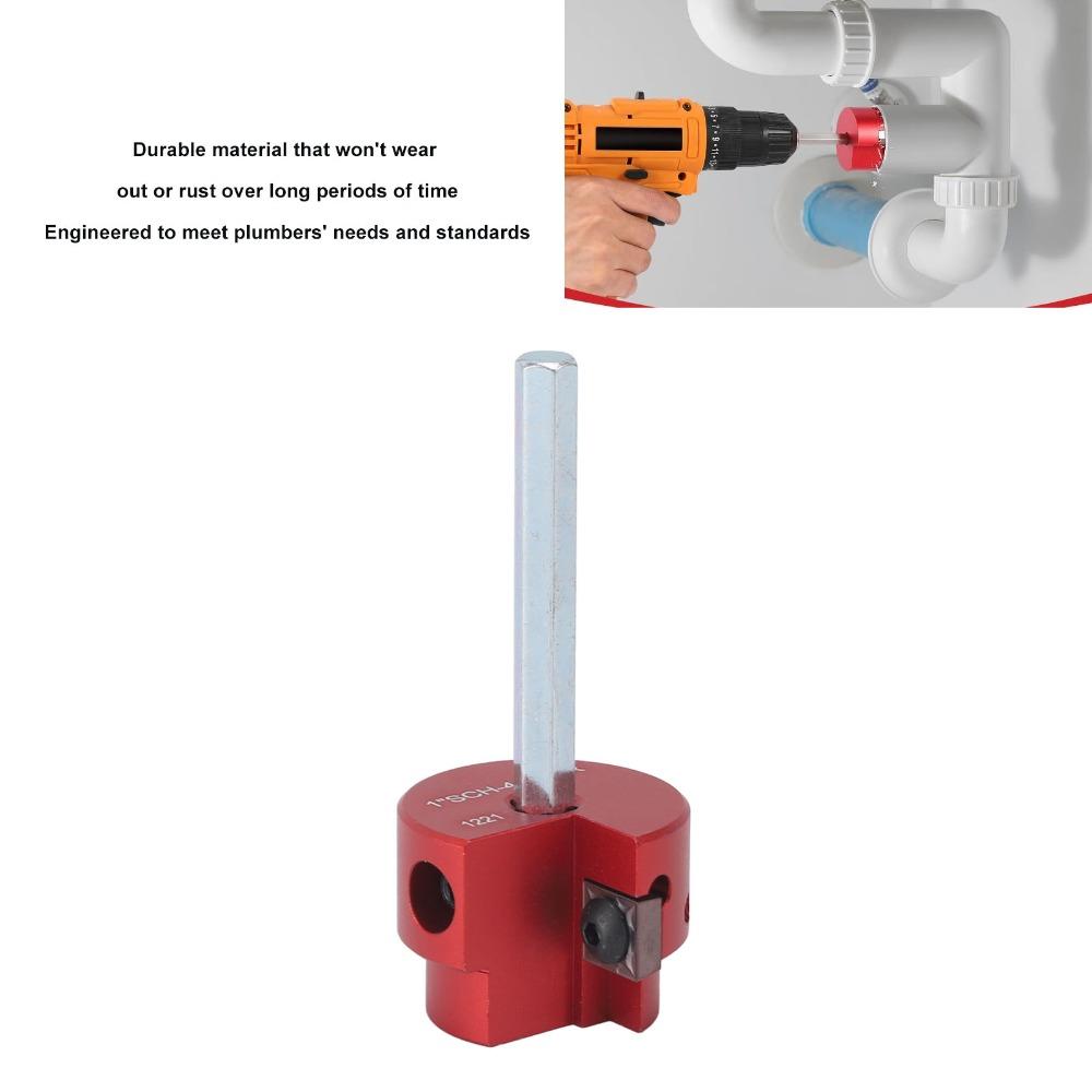 Aluminum Alloy Pipe Reamer Kit 1 Inch/1.5 Inch/2 Inch PVC Socket Saver Fitting Saver Water Lines
