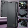 For iPhone 17 Case CASEME 023 Series RFID Blocking Glossy Stand Phone Cover