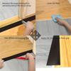1PC 2M/78.74in Carpet To Tile Floor Transition Strip Self Adhesive Wear-resistant Edging Trim Strip PVC Threshold Cover Doorway