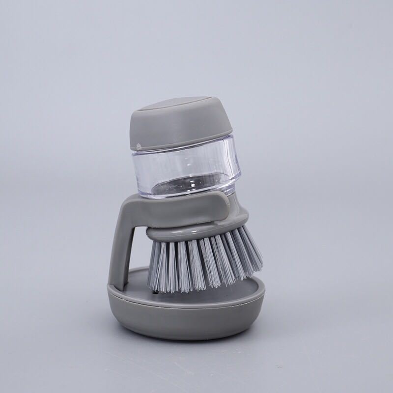 Portable Pressure Liquid Dishwashing Brush Household Automatic Filling Pan Brush Household kitchen stove top utensil brush