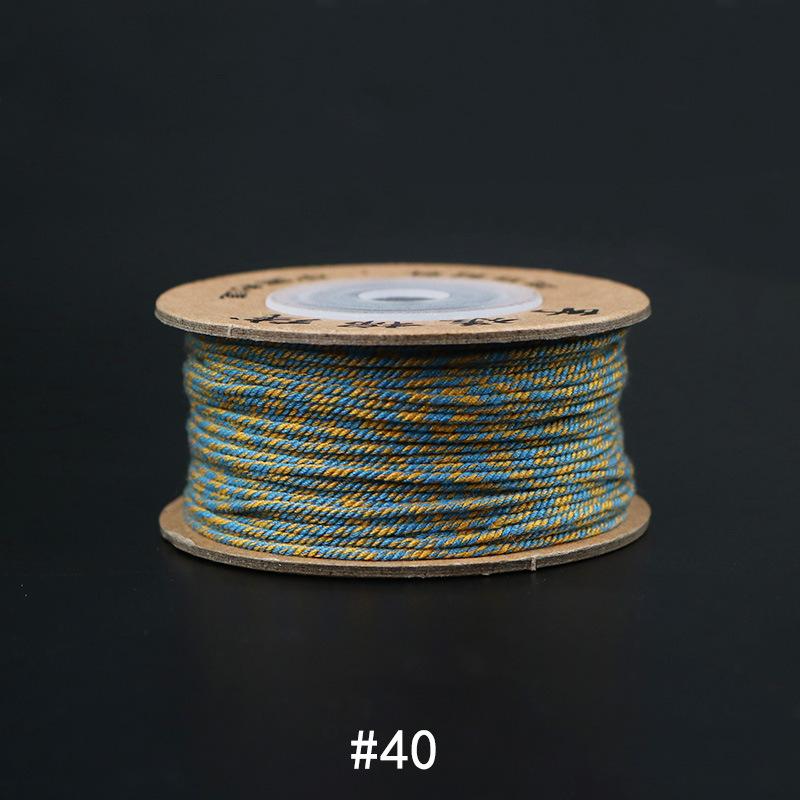 Filo di Cotone Tibetano Strofinato a Mano, Braccialetti Intrecciati a Mano, Stelle Luna, Perle Bodhi Buddha, Nappe, E Fili da Gioco