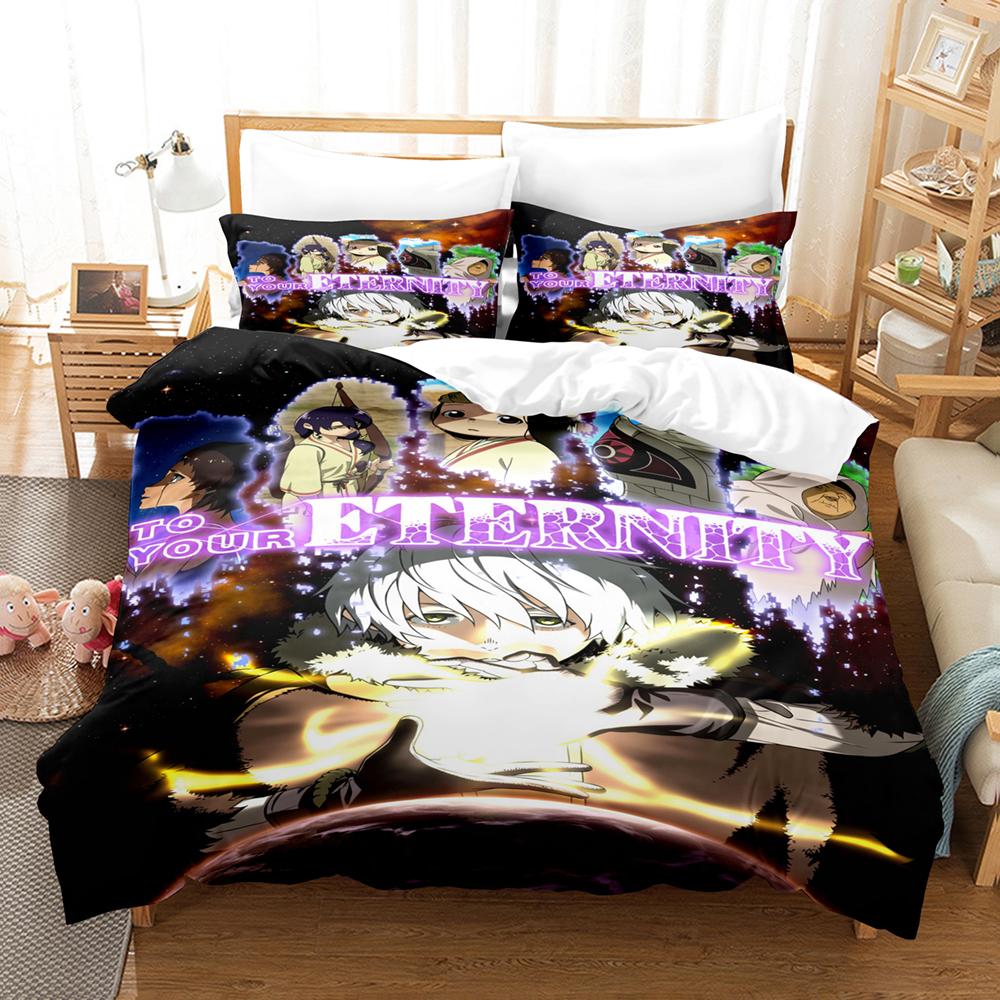 

3d Cartoons To Your Eternity Bedding Sets Duvet Cover Set With Pillowcase Twin Full Queen King Bedclothes Bed Linen Home textile EU Twin 135x200cm