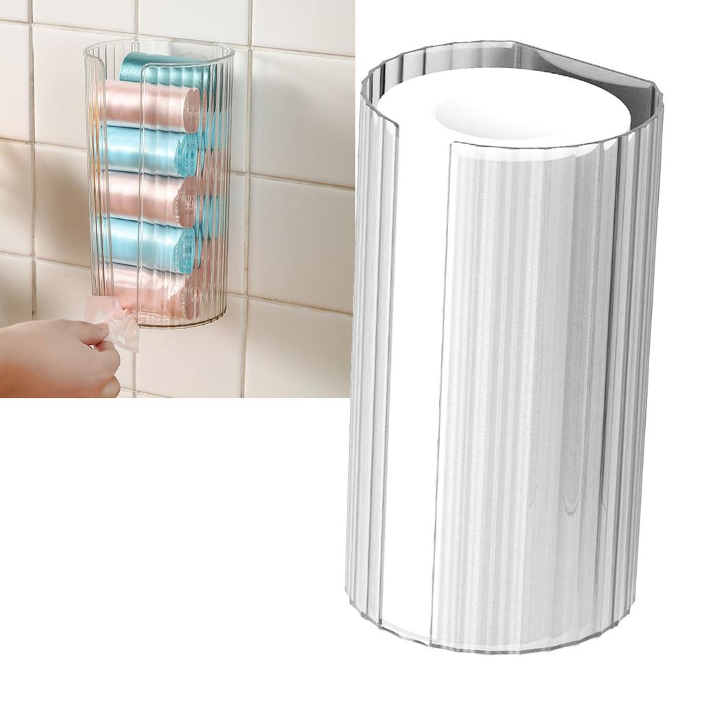 Wall Paper Towel Dispenser Clear Waterproof Hand Towel Holder Box for Kitchen Toilet Bathroom
