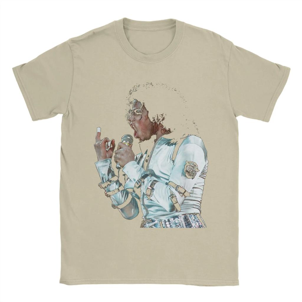 Streetwear T-Shirt Beach Michael Jackson Live Bad Tour Wembley 1988 T-Shirts 100 Cotton Tshirt for Man Y2K Short Sleeve Top Tees
