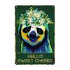 pc Vintage Sloth Metal Sign Thats What I Do I Read Book I Know Things for Home Wall Decor Mural Inspirational Quotes x Inch