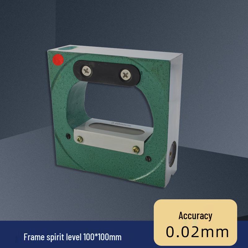 High Precision Machinist Spirit Level Bar - 0.02mm/m Accuracy