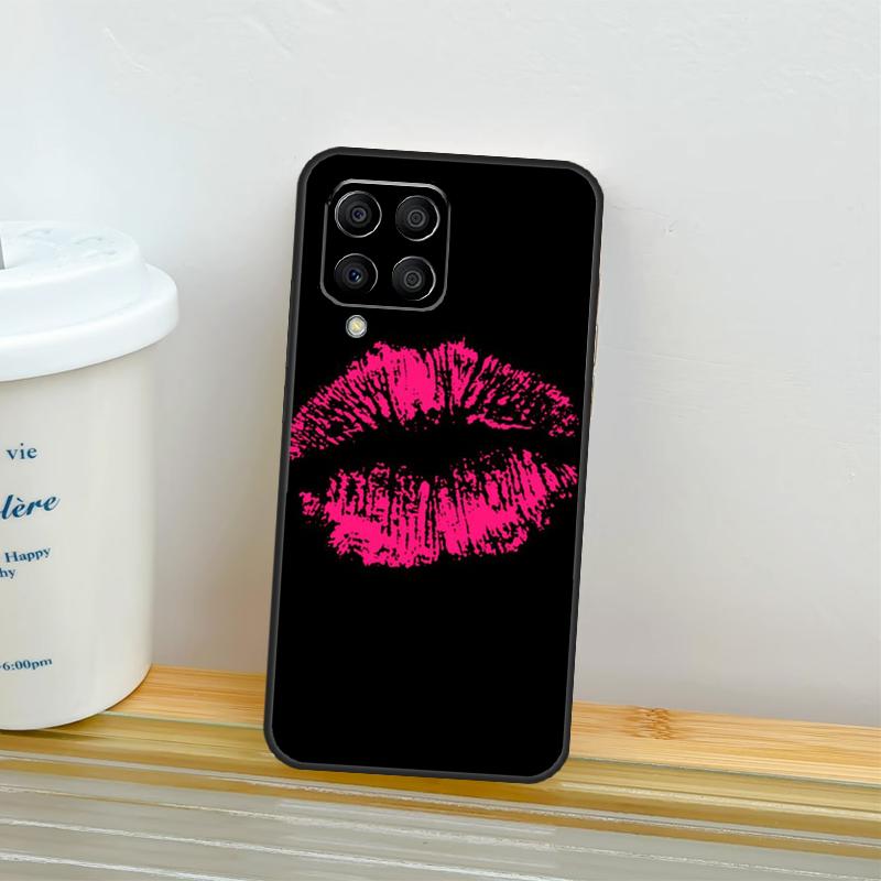 

Lipstick Pink Kiss Case For Samsung Galaxy M52 M32 M12 M16 M14 M54 M13 M33 M53 M56 M36 M31 M11 M35 M55 M15 M06 Samsung M56