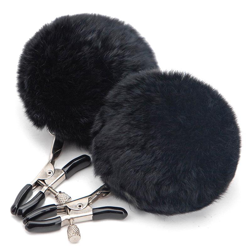 Metal Nipple Clamps with Chain Clips Flirting Teasing Sex Flirt Bondage Slave Bdsm Nipples Stimulation Fetish for Men Women Gay