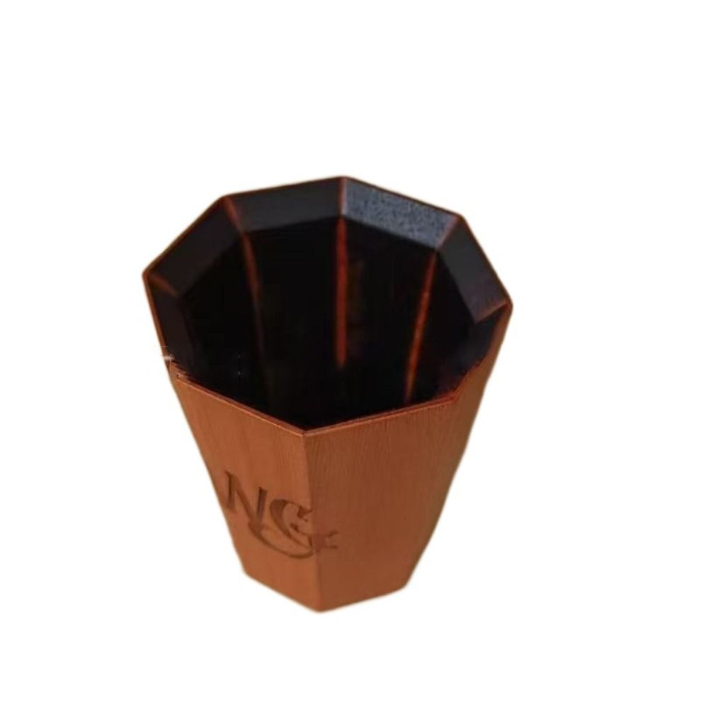 Wooden Charred Whiskey Cup Handmade Charred Drinking Vessel New Whiskey Grail Cup  for Bar