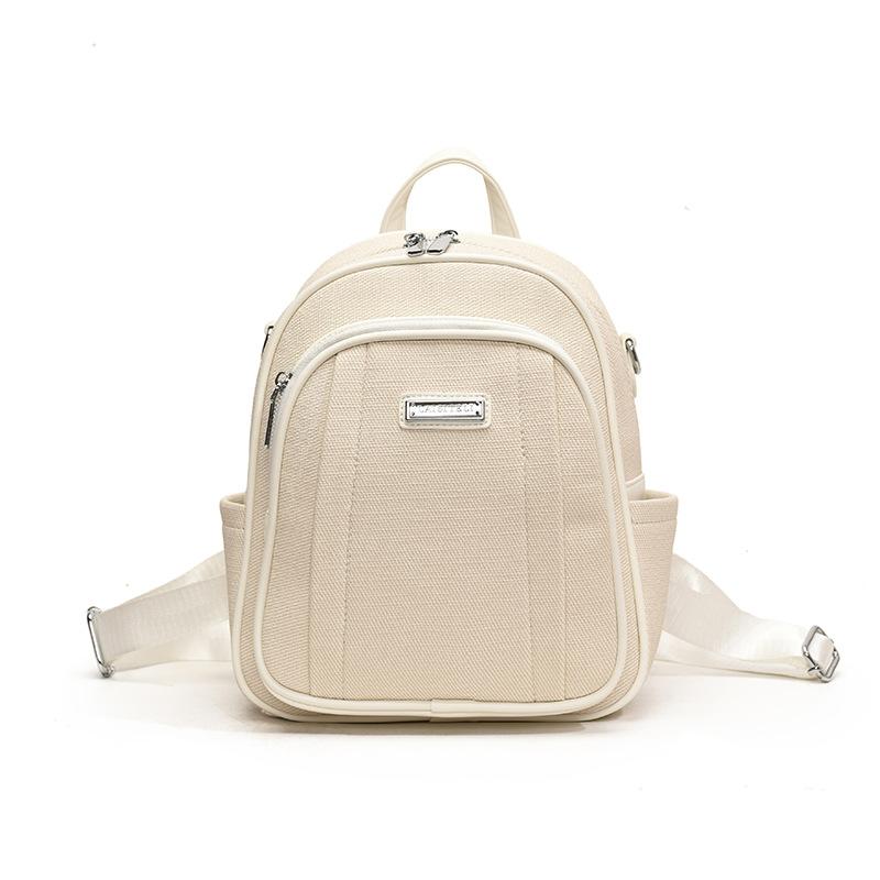 Backpack for Women Fashion Versatile College Student Schoolbag Simple Large Capacity Backpack Single Shoulder Diagonal Straddle Bag