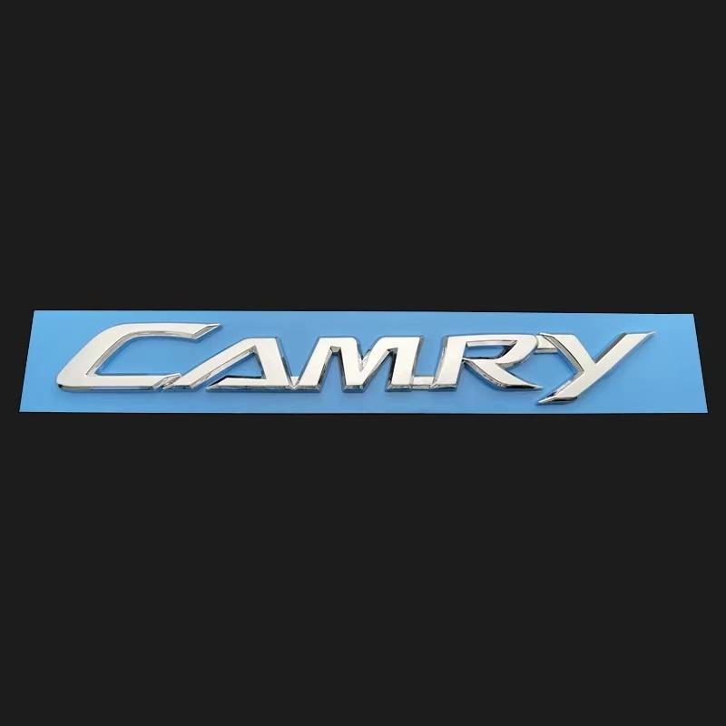 3D ABS high quality for Toyota Camry car Letter front Emblem Rear tail trunk Decals badge sticker Decal styling car Accessories