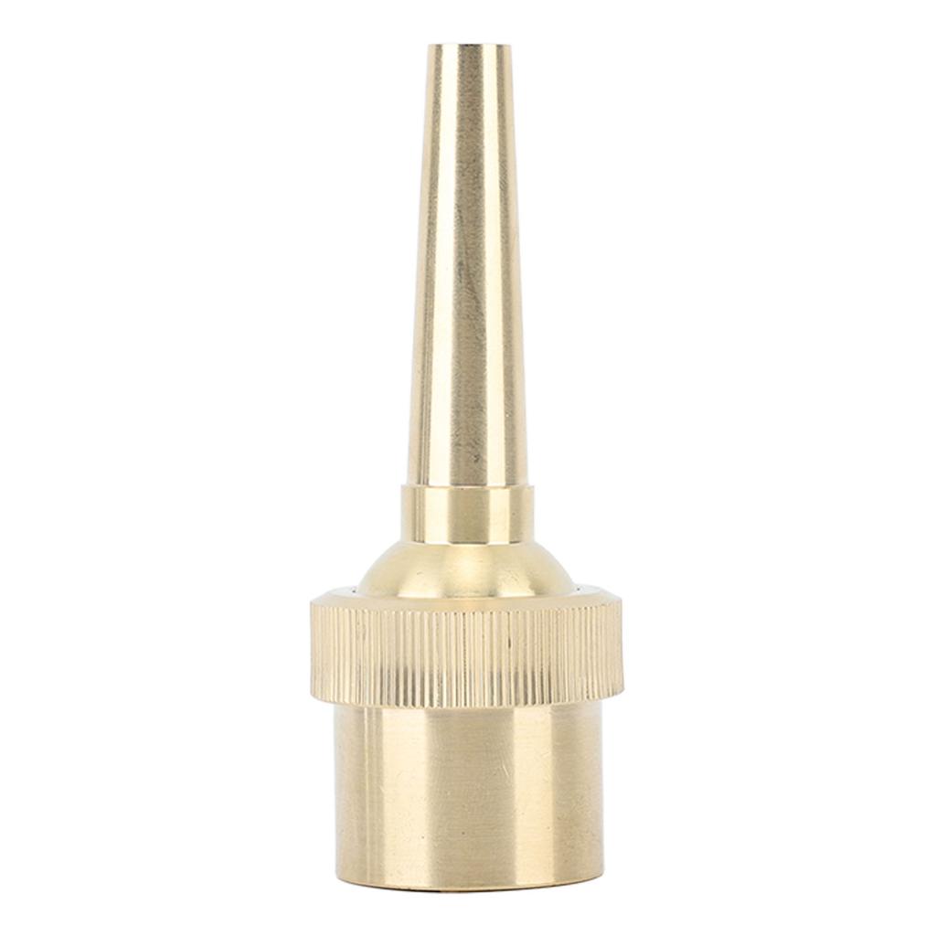 Brass Direct Fountain Nozzle Female Screw Connection Spherical Joint Adjustable Direct Fountain Nozzle for Pond Garden G1in